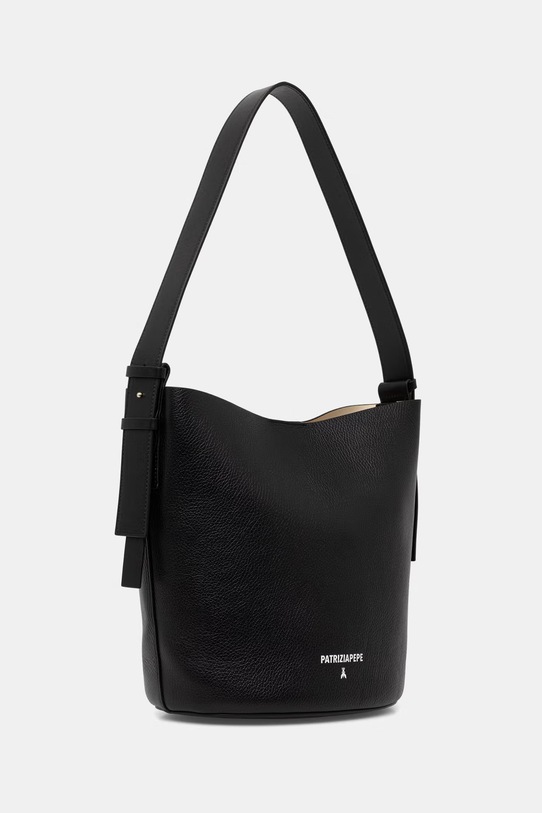 Patrizia Pepe torebka damska skórzana 8B0287.L148 czarny SS26