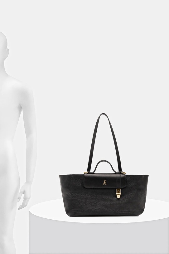 Patrizia Pepe torebka skórzana 8B0289.L178 czarny