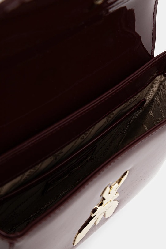 Patrizia Pepe torebka skórzana 8B0303.L125 bordowy