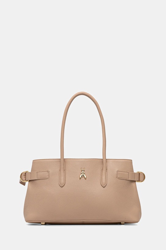 Patrizia Pepe torebka skórzana skóra licowa pomarańczowy 8B0305.L162