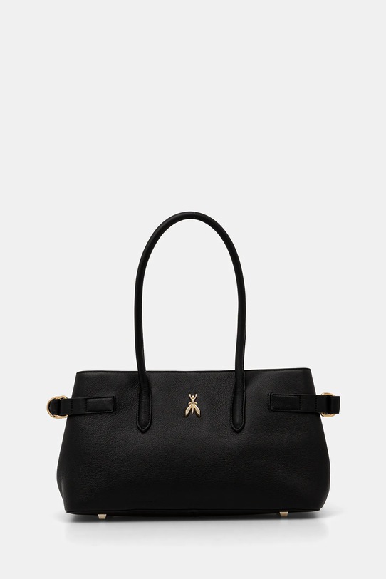 Patrizia Pepe torebka skórzana skóra licowa czarny 8B0305.L162