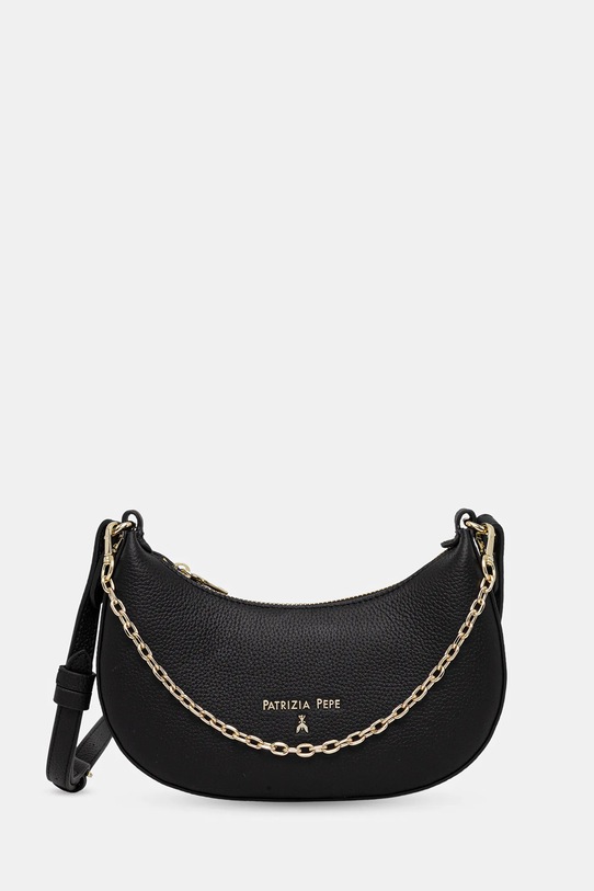 Patrizia Pepe torebka skórzana skóra licowa czarny 8B0309.L001