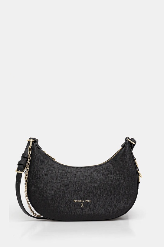 Patrizia Pepe torebka skórzana skóra licowa czarny 8B0310.L001