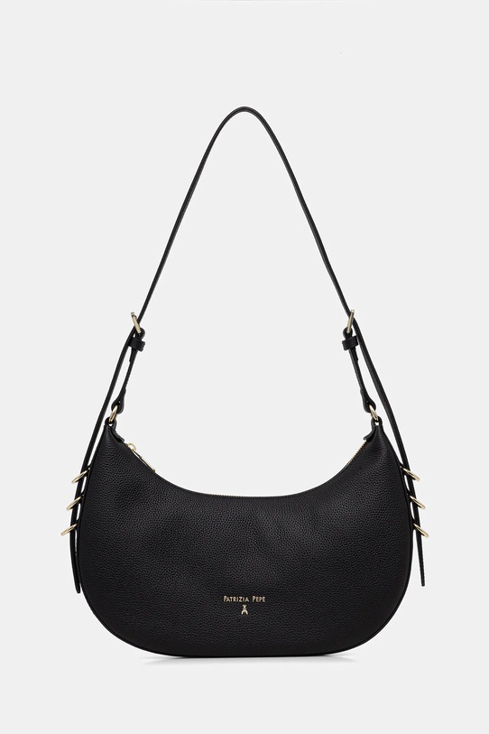 Patrizia Pepe torebka skórzana skóra licowa czarny 8B0311.L001
