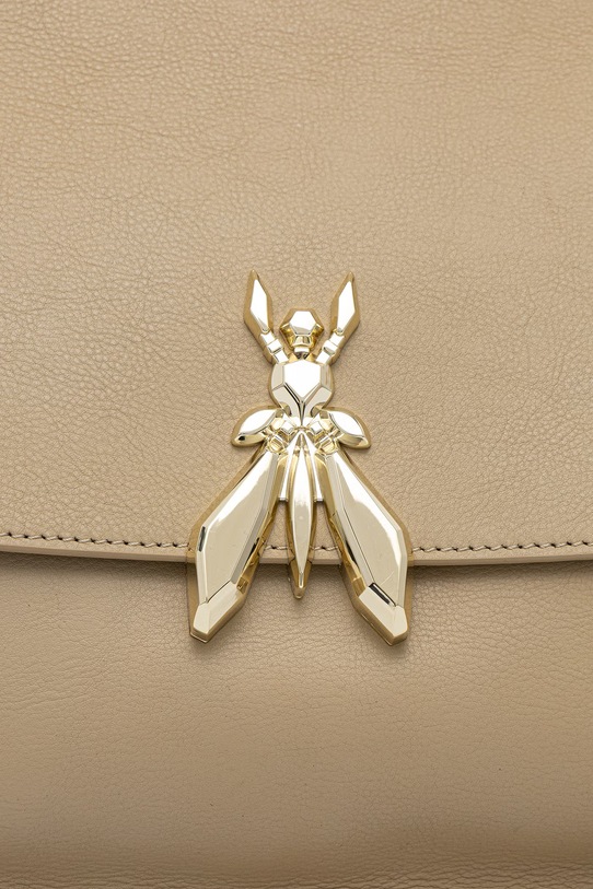 Patrizia Pepe torebka skórzana beżowy 8B0312.L162