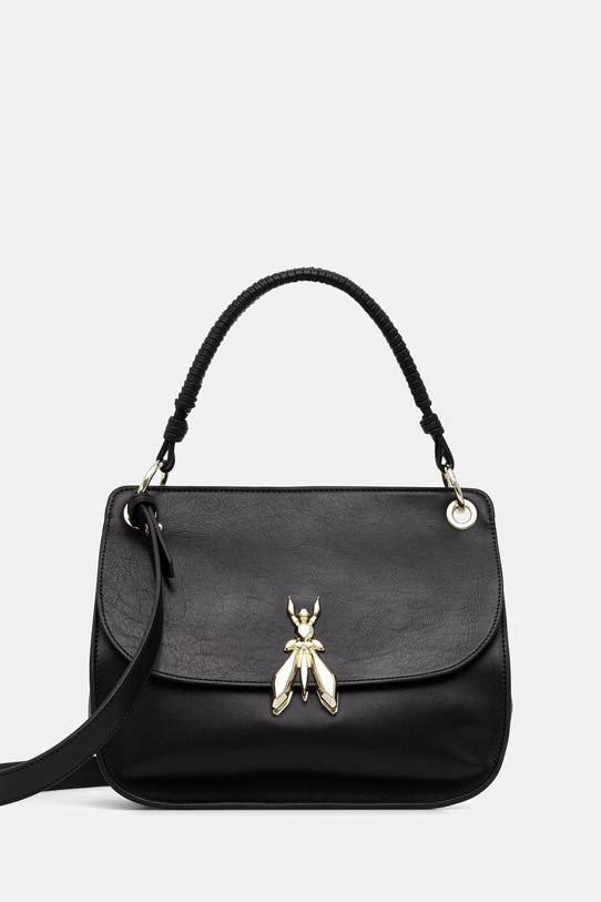 Patrizia Pepe torebka skórzana skóra licowa czarny 8B0312.L162