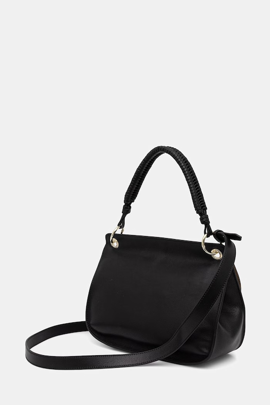 Akcesoria Patrizia Pepe torebka skórzana 8B0312.L162 czarny