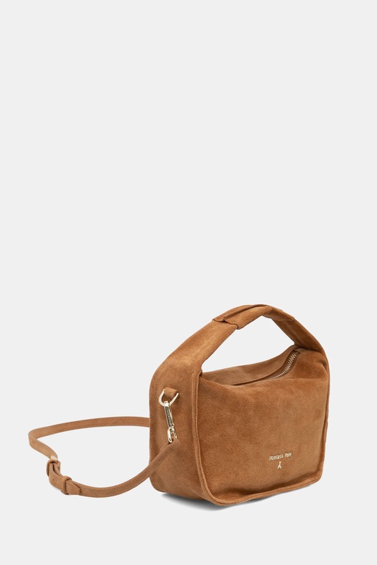 Patrizia Pepe torebka zamszowa 8B0316.L152 brązowy SS26