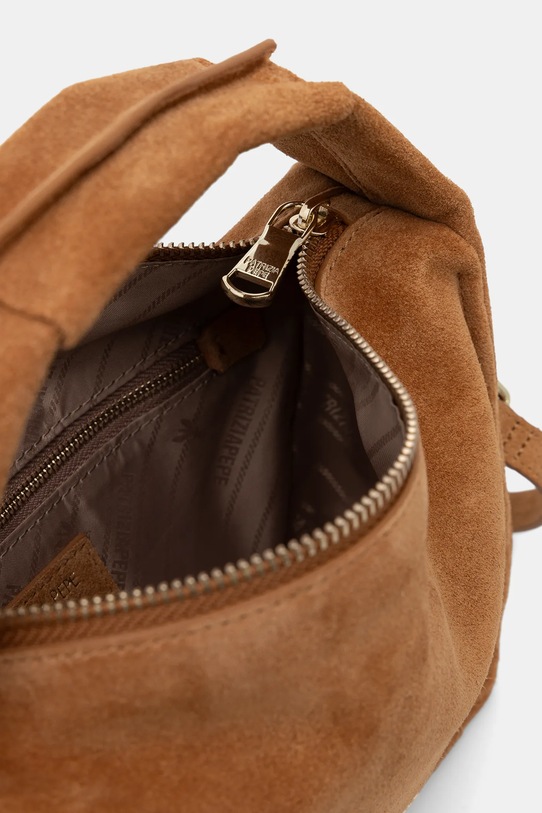 Patrizia Pepe torebka zamszowa brązowy 8B0316.L152