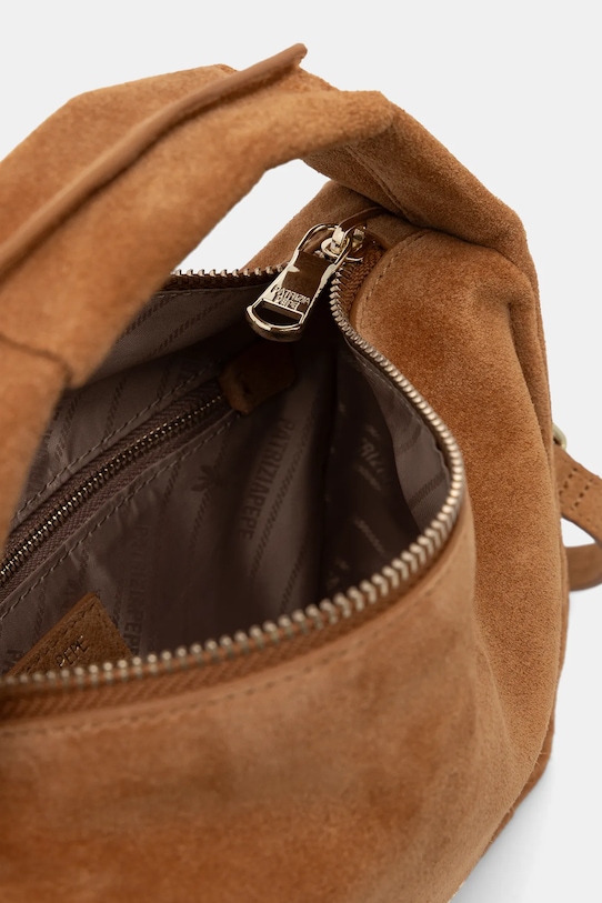 Patrizia Pepe torebka zamszowa brązowy 8B0316.L152