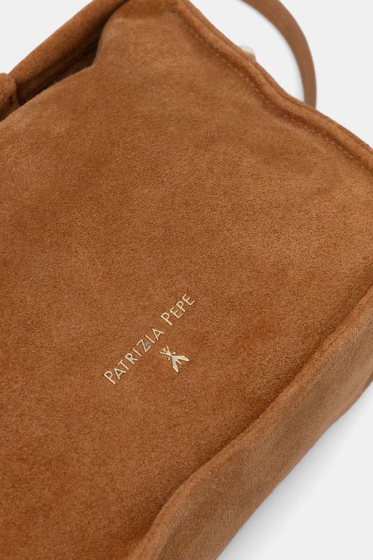 Patrizia Pepe torebka zamszowa 8B0316.L152 brązowy