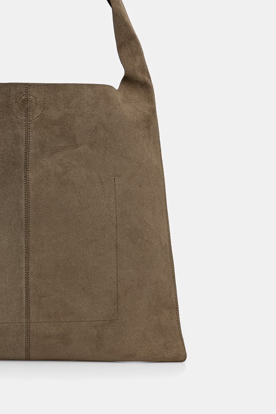 Akcesoria Patrizia Pepe torebka damska zamszowa 8B0321.L153 zielony