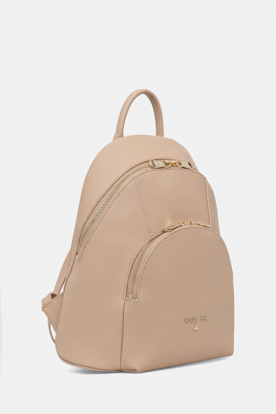 Patrizia Pepe plecak skórzany 8B0325.L001 beżowy SS26