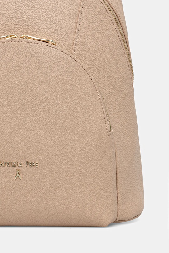 Patrizia Pepe plecak skórzany beżowy 8B0325.L001