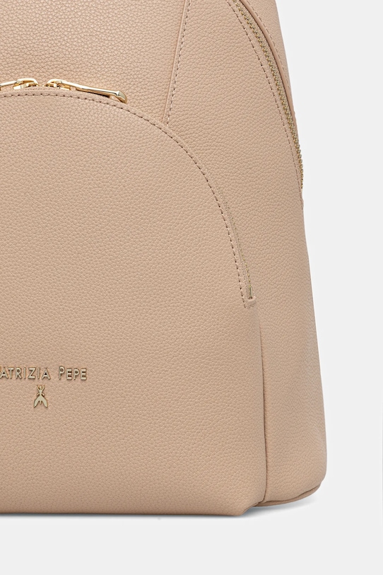 Patrizia Pepe plecak skórzany beżowy 8B0325.L001