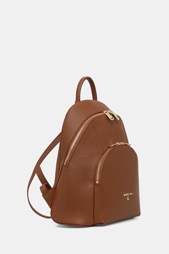 Patrizia Pepe plecak skórzany 8B0325.L001 brązowy SS26