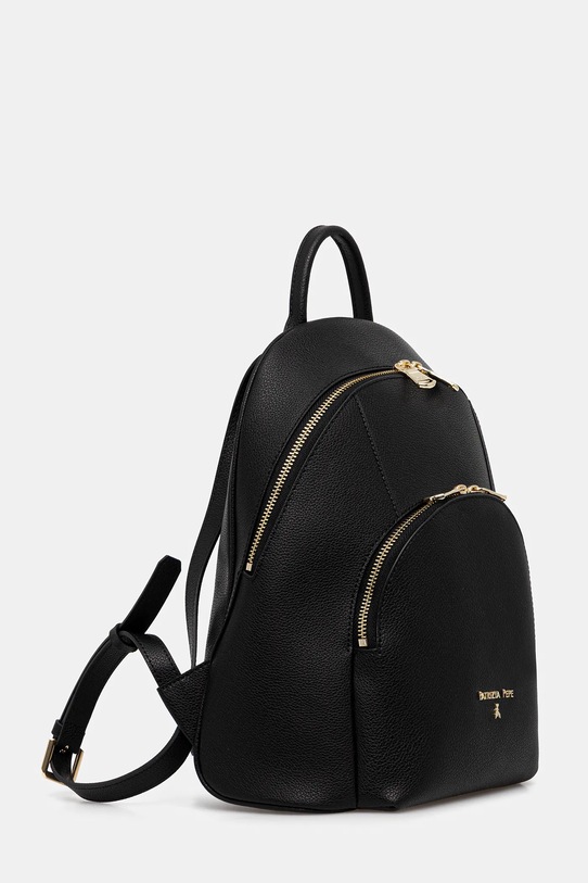 Patrizia Pepe plecak skórzany 8B0325.L001 czarny SS26