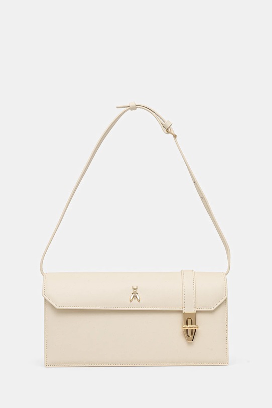 Patrizia Pepe torebka skórzana skóra licowa beżowy 8B0327.L061