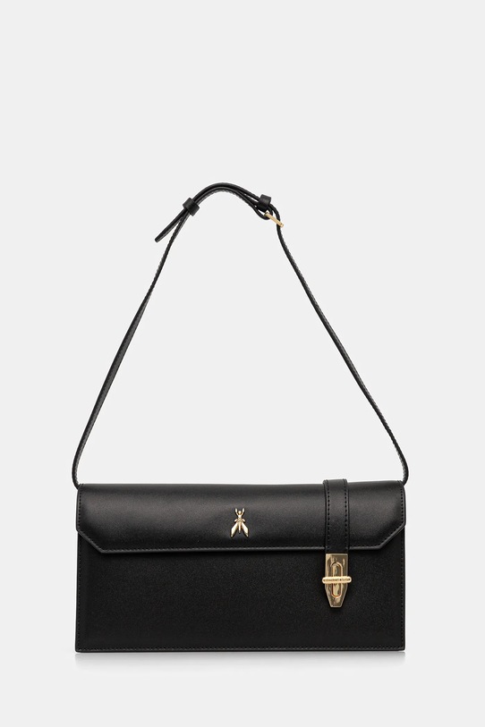 Patrizia Pepe torebka skórzana skóra licowa czarny 8B0327.L061