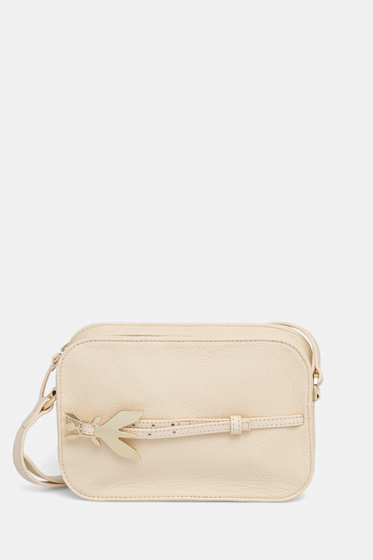 Usnjena torbica Patrizia Pepe Ne ustreza A4 bež 8B0328.L162