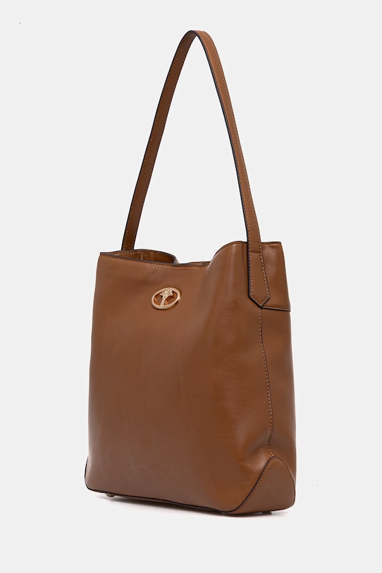 Kožená kabelka Joop! Dattilo Imke 4140008437 hnědá SS26