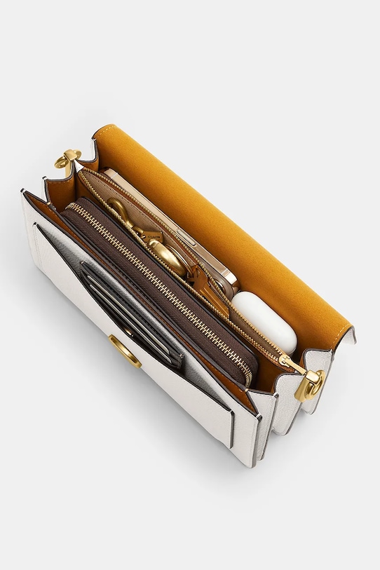 Coach torebka skórzana Tabby 19 beżowy CBF14