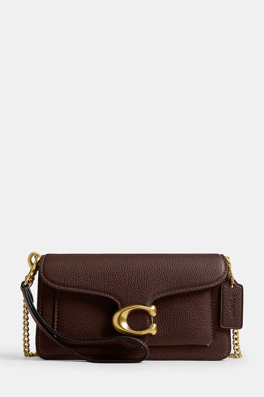 Coach torebka skórzana Tabby 19 skóra licowa brązowy CBF14