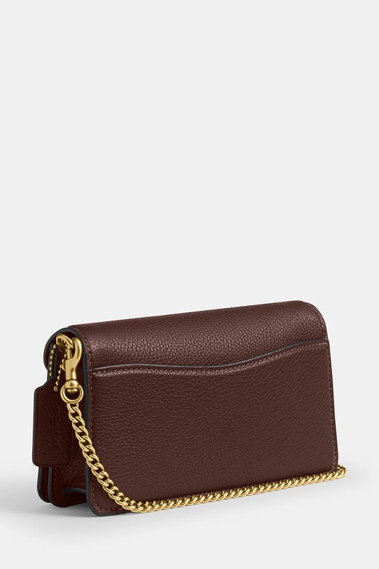 Akcesoria Coach torebka skórzana Tabby 19 CBF14 brązowy