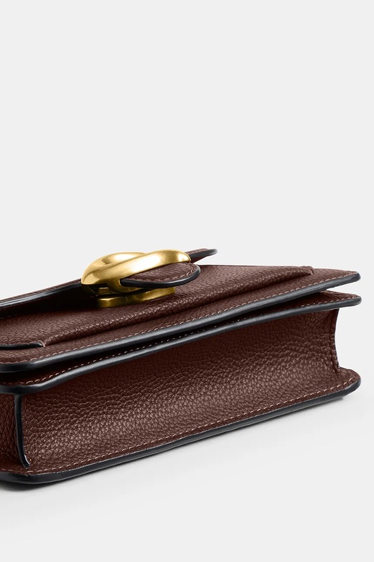 Coach torebka skórzana Tabby 19 CBF14 brązowy