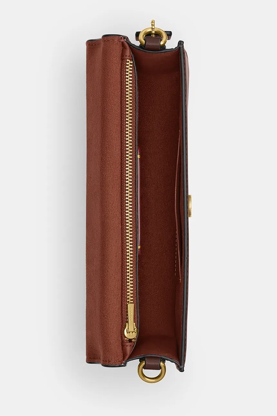 Coach torebka skórzana Elora CCY30 brązowy