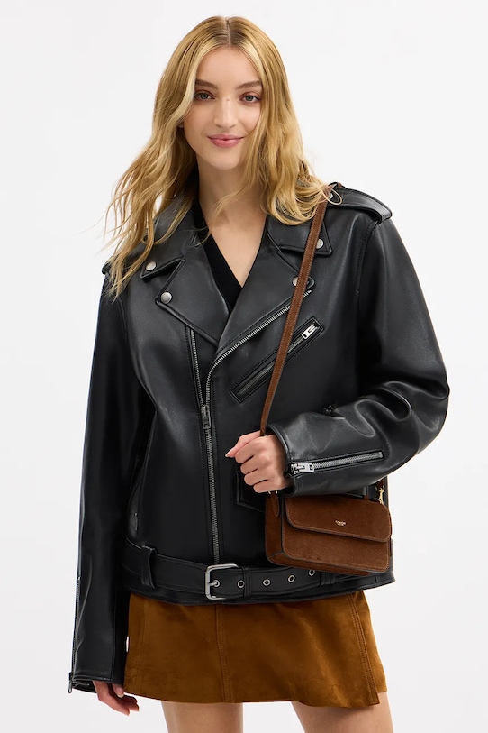 Coach torebka zamszowa Suede Elora CCY31