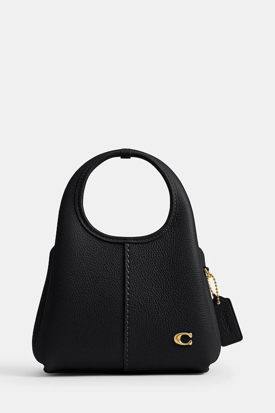 Coach torebka skórzana Lana 19 skóra licowa czarny CCY32