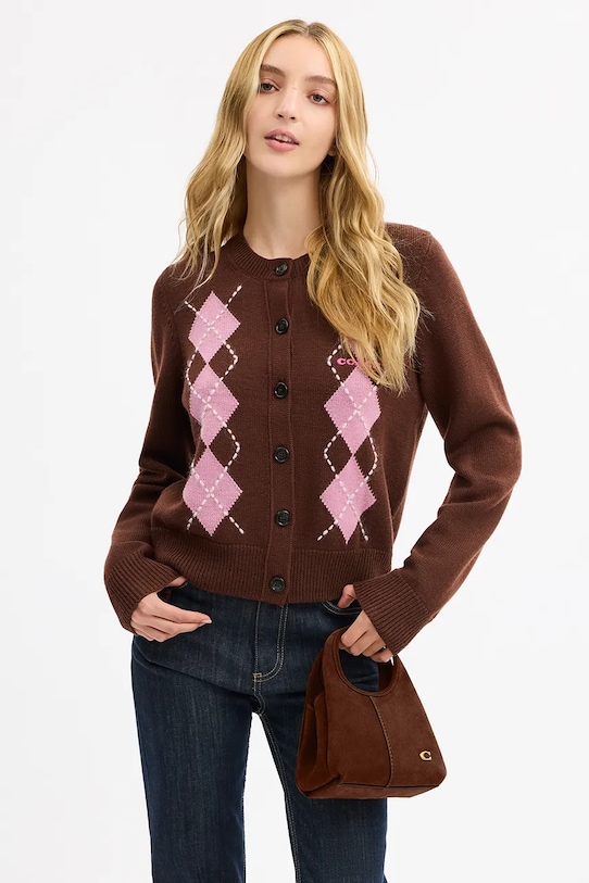 Coach torebka zamszowa Lana 19 CCY33