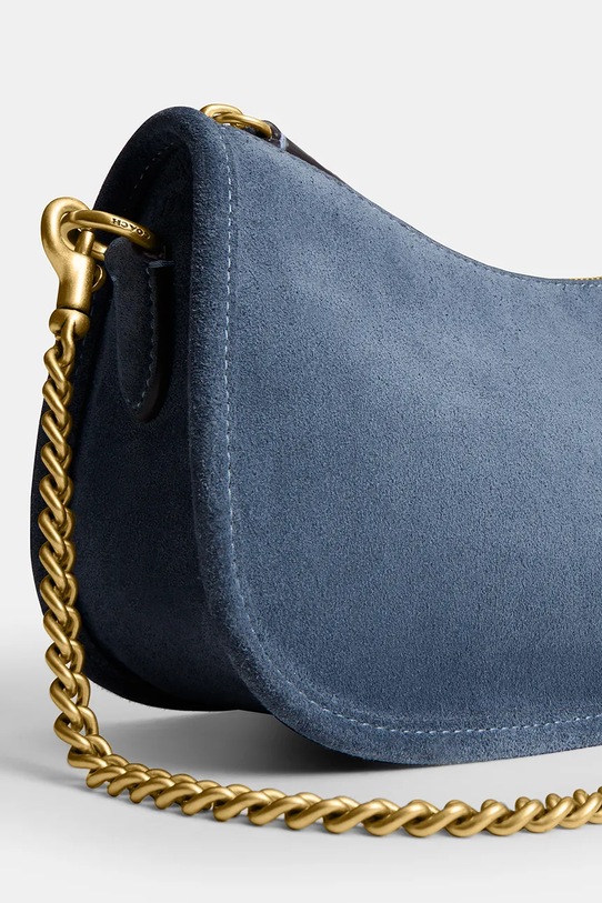 Coach torebka zamszowa Suede Waverly CDD78