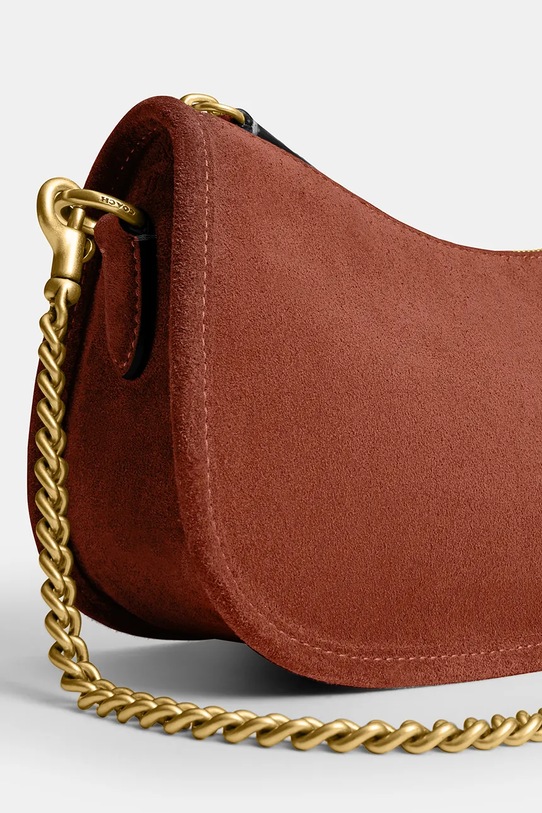 Coach torebka damska skórzana Suede Waverly CDD78