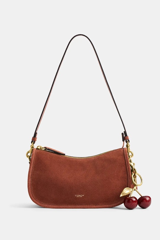 Coach torebka damska skórzana Suede Waverly CDD78