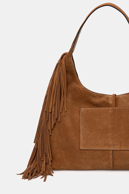 Замшевая сумочка Pedro del Hierro 1113578 коричневый SS26