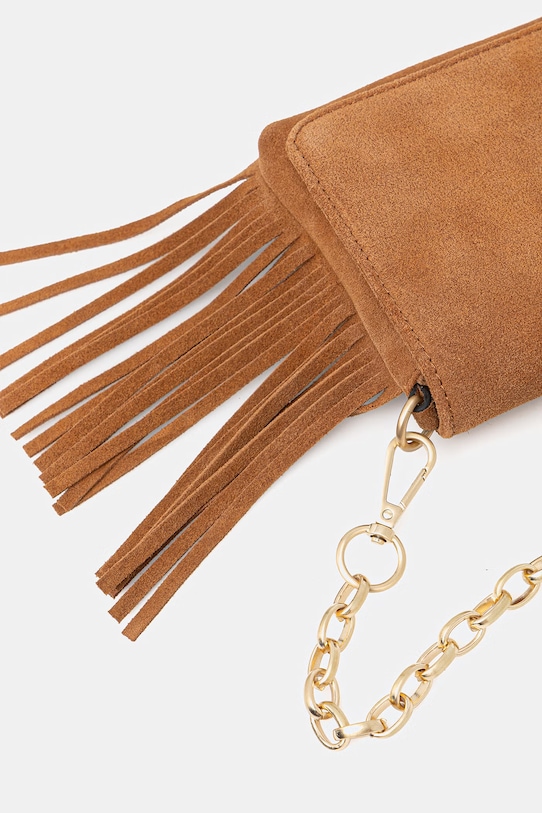 Велурена чанта Pedro del Hierro кафяв 1113579