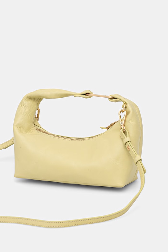 Akcesoria Pedro del Hierro torebka damska skórzana 1113590 żółty