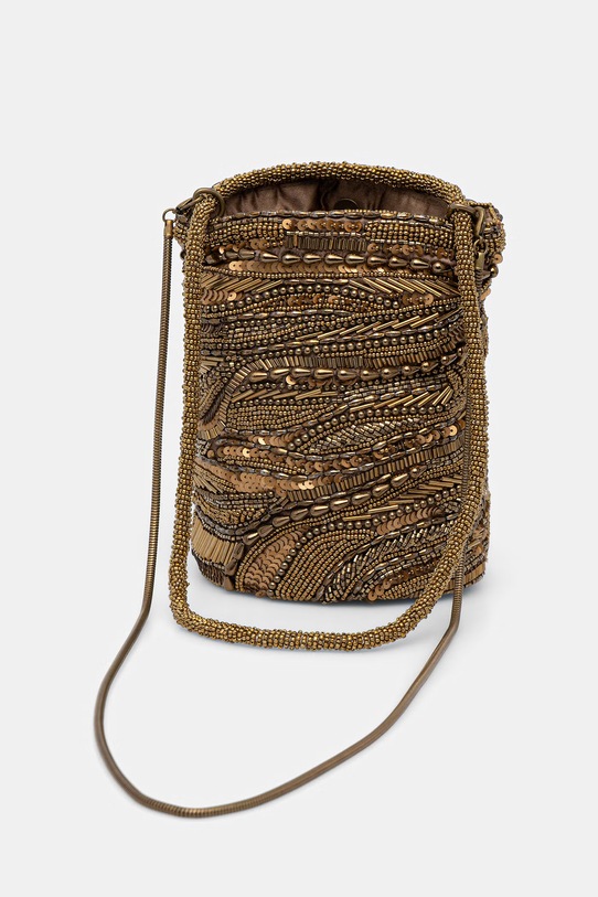 Akcesoria Hoss Intropia torebka worek damska 2053139 złoty