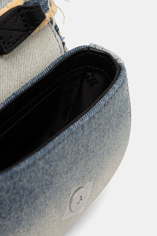 Diesel torebka crossbody damska bawełniana X08709.P8761 niebieski