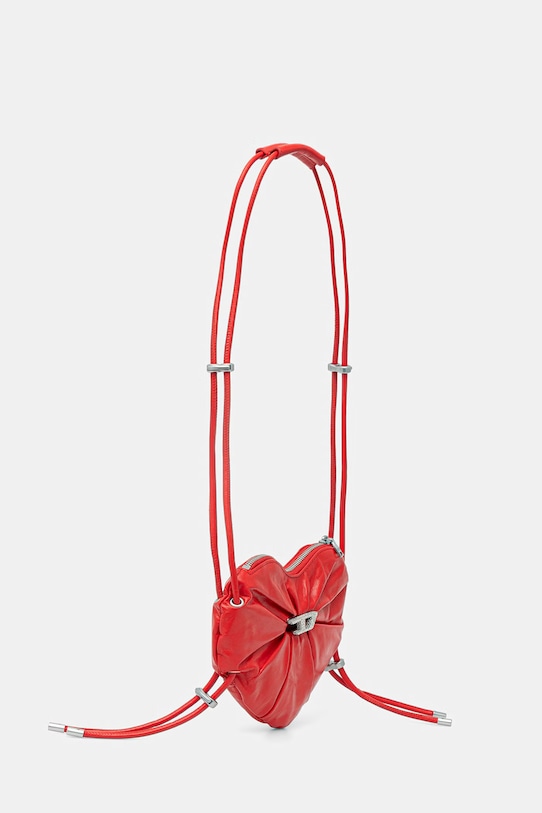 Diesel torebka damska z imitacji skóry X10465.P1003 czerwony SS26