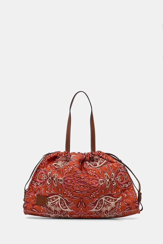 Pedro del Hierro torebka damska bawełniana brązowy 1113606