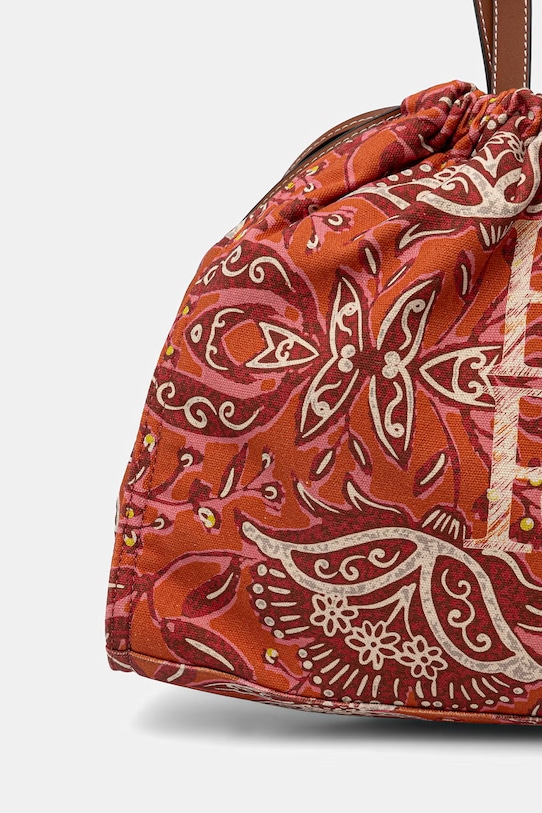 Akcesoria Pedro del Hierro torebka damska bawełniana 1113606 brązowy