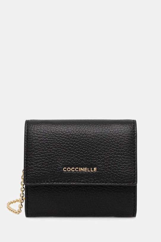 Coccinelle kopertówka skórzana skóra licowa czarny E2.MW5.18.30.01