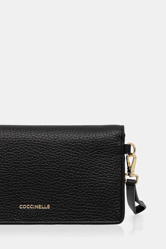 Akcesoria Coccinelle kopertówka skórzana E5.SSL.19.03.01 czarny
