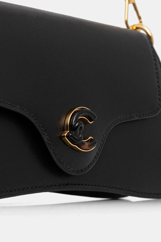 Coccinelle torebka skórzana czarny E5.U4G.27.01.01