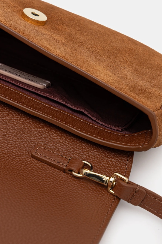 Coccinelle torebka zamszowa E5.U7H.55.01.01 brązowy