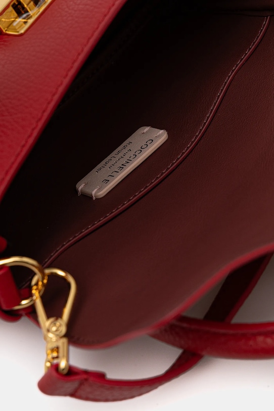 Coccinelle torebka skórzana E5.U4K.58.01.01 czerwony