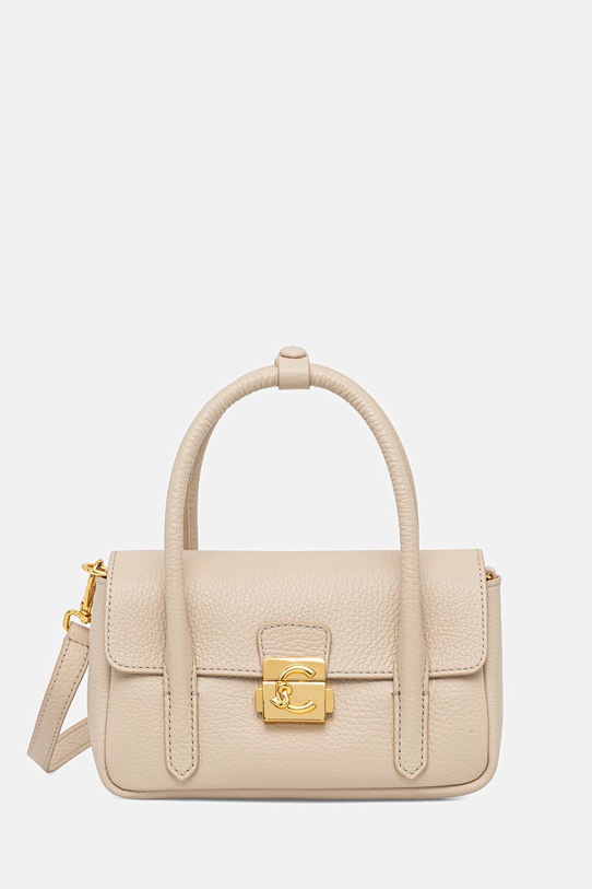 Coccinelle torebka skórzana skóra licowa beżowy E5.U4K.58.01.01